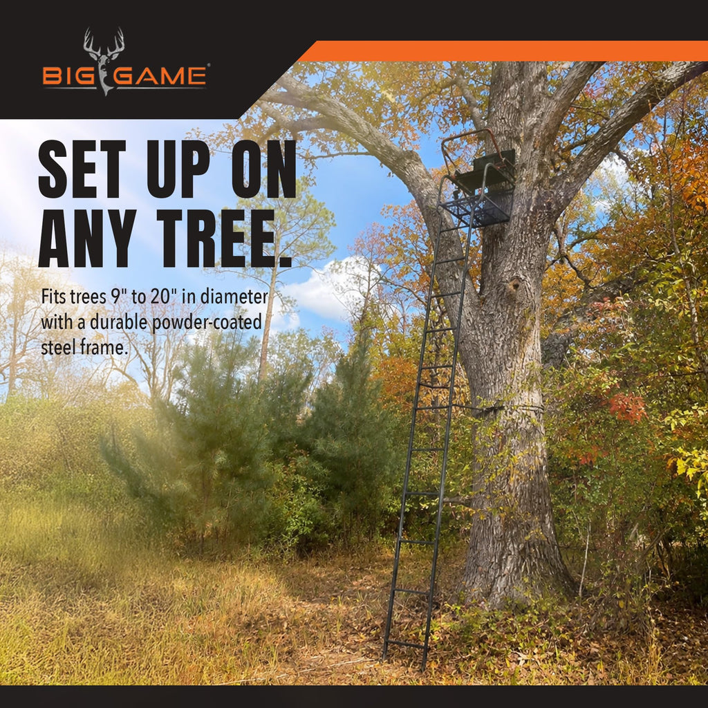 Ladder Treestand with Flip Back Seat X781
