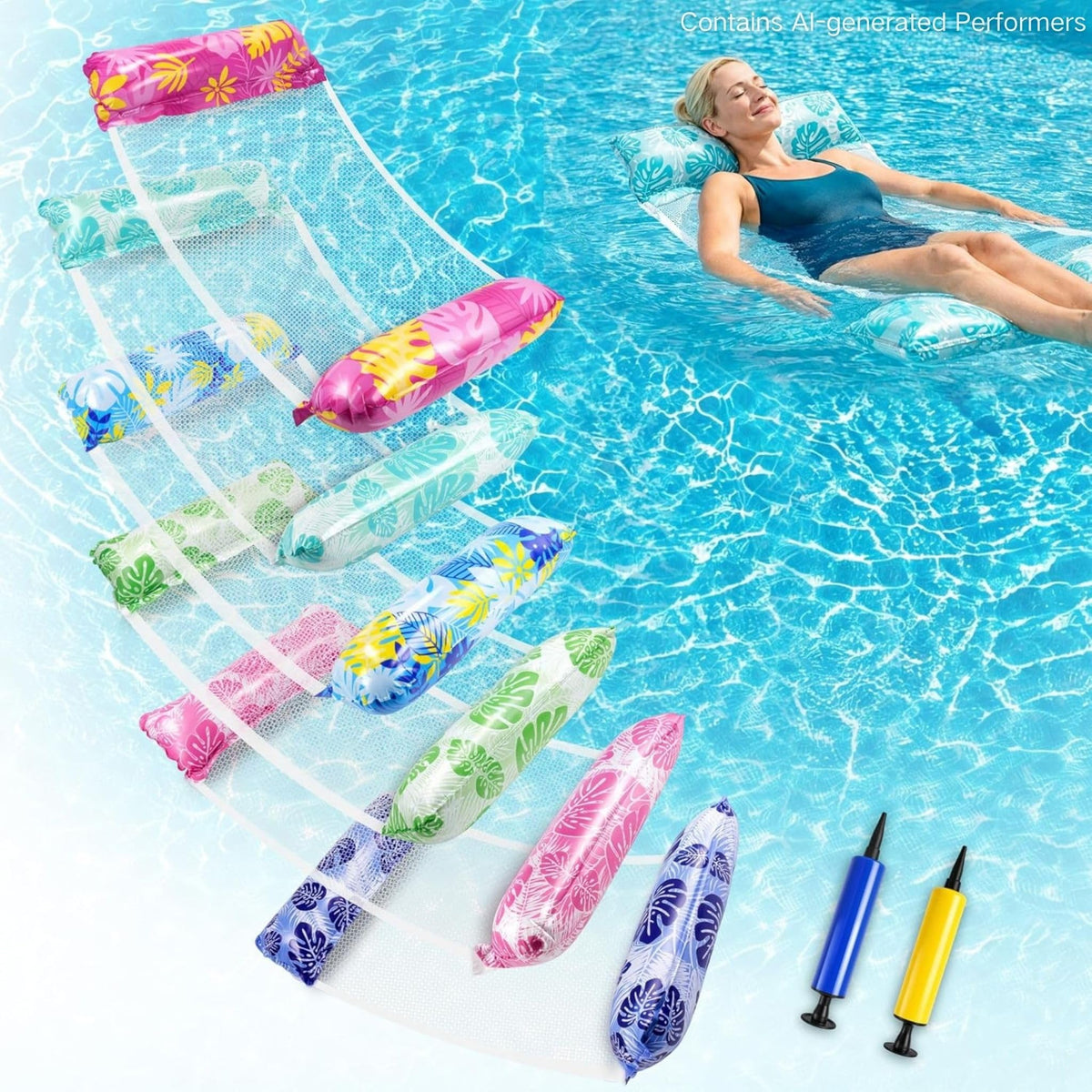 Inflatable Pool Float 6 Pack S9921
