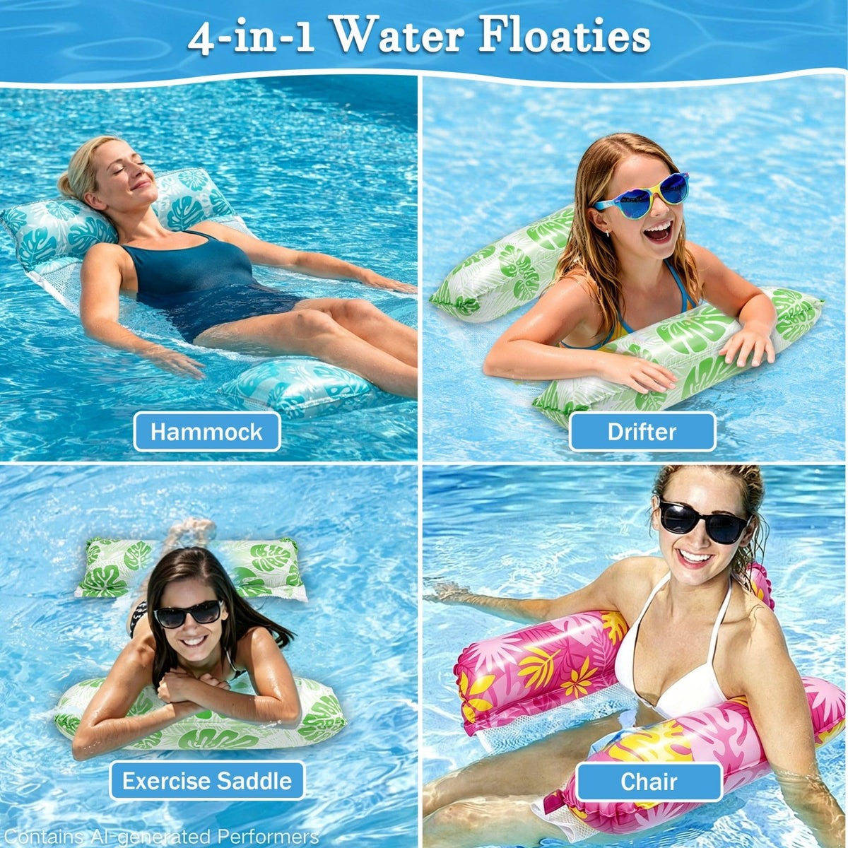 Inflatable Pool Float 6 Pack S9921