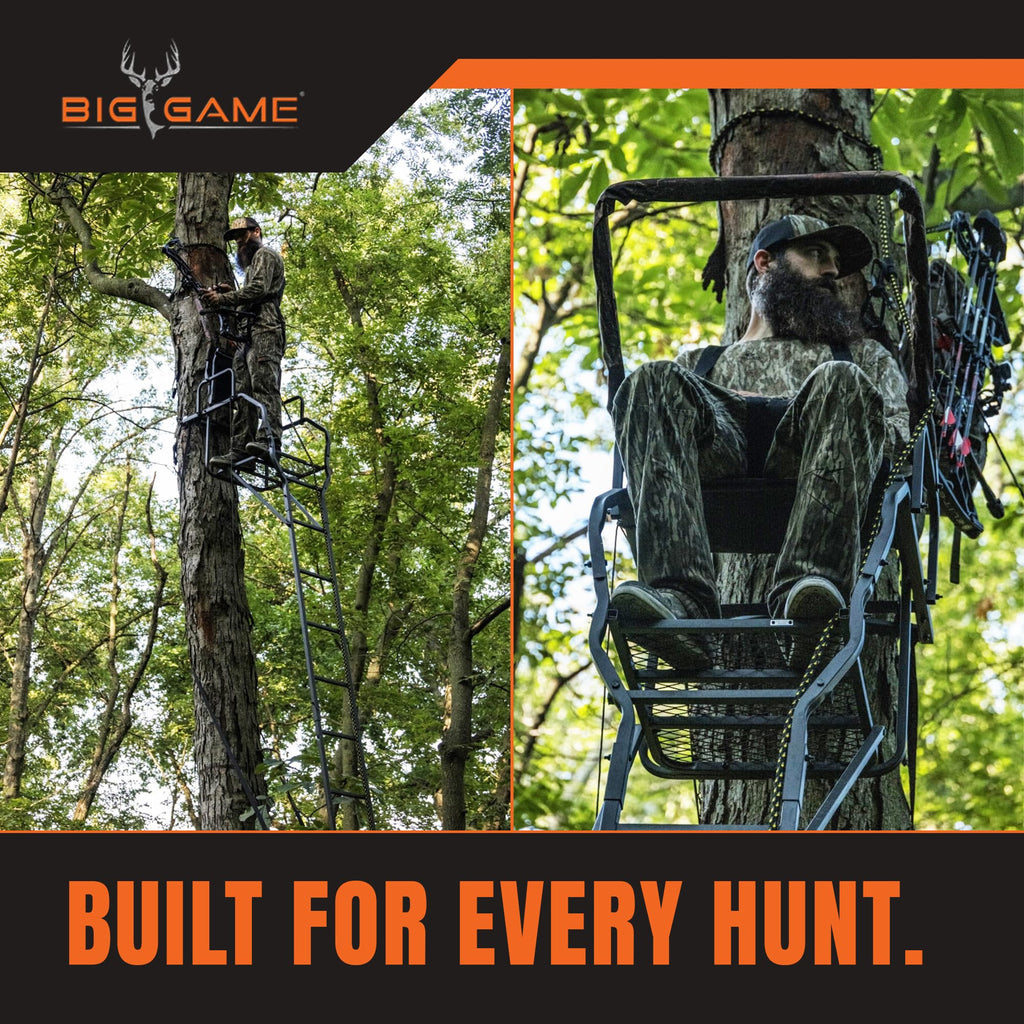 Ladder Treestand with Flip Back Seat X781